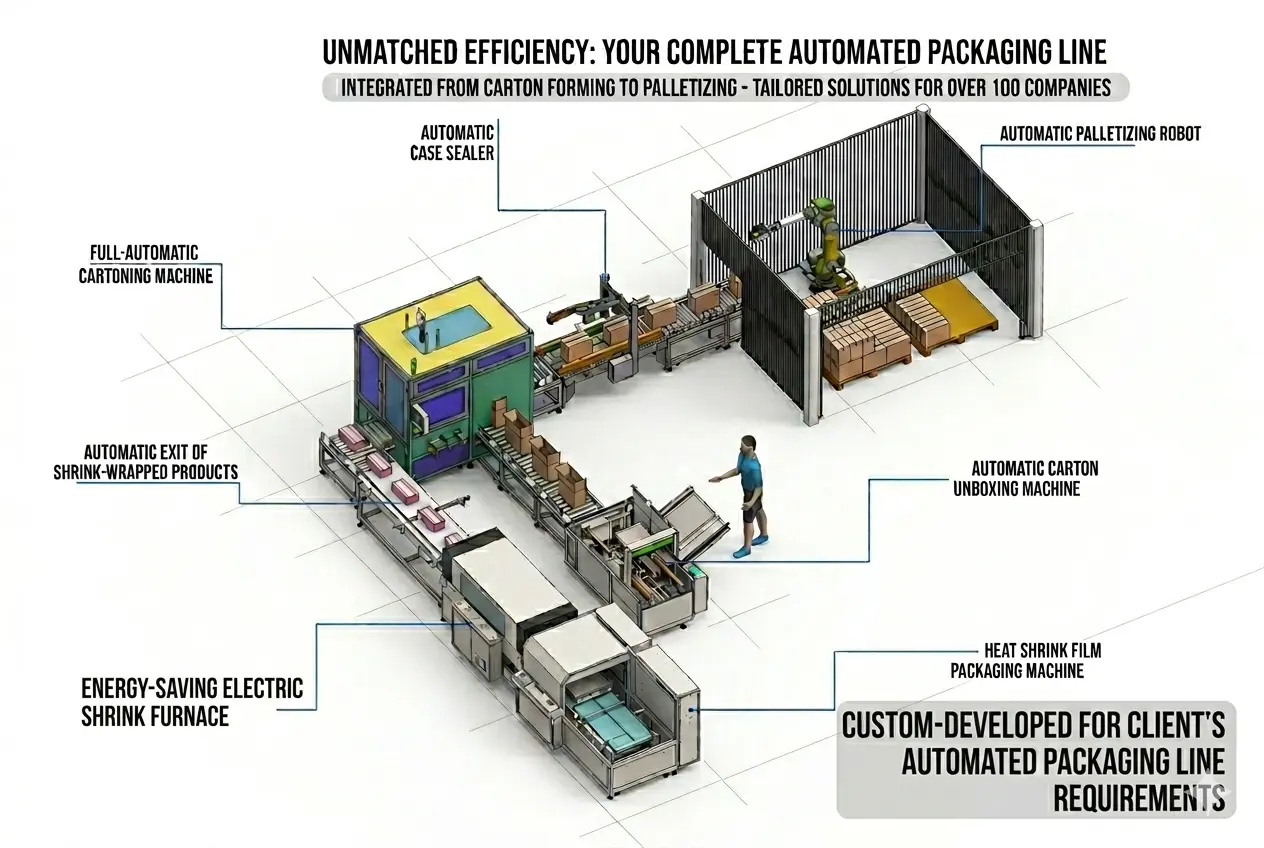 Automated Packaging Production Line Diagram