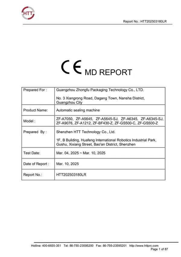 MD Report